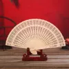 En bois vintage chinois out style creux pliable pliable ventilateur d'été fans de poche de mariage cadeau de mariée décoration de maison de la maison th0360 cap