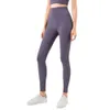 Yoga Lu Woman Fiess Leggings Athletic Tight Pants Jogging Gym Lady Trousers Uppnurna skinkor Sweatpant Rise Long Length Slim Running Fashion High Qualit 495