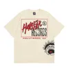 ヘルスターTシャツメンズTシャツデザイナーTシャツ夏のレジャーファッション高品質のヒップホップストリートブランド衣類文字印刷S-5XL 2024