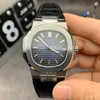 Mens Watch Designer Saatler Yüksek Kalite Top Pp 5711 3AAA Klasik 40mm Spor Otomatik Mekanik Saat 904L Paslanmaz Çelik Safir Su Geçirmez İş Kutusu