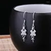 Dangle Earrings 925 Sterling Silver Women Drop 5-10mm Round Bead Or Pearl Semi Mount Trendy Fine Jewelry Wholesale