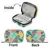 Cases Portable Medicine Bag First Aid Bag Storage Emergency Kits Organizer Household Pill Bag Tropical palm leaves Travel Pill Box Bag