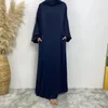 Vêtements ethniques Muslim Abaya Headscarf Smock Smock Iftar Fashion Fashion Fonds Islamic Dubaï Saudi Arabie Black Robe Max