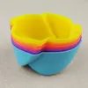 Rosa silicone cakecup stella stampo cuore a forma di muffin a forma di muffin cupcakes tazza stampi da forno cucine per cucine per la torta di torta utensili th1244 s