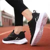 أحذية الجري رجال سوداء من النساء البيض الأحذية الرياضية المدربين في الهواء الطلق حجم الموضة 36-46