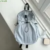 Rugzakken Nylon Stitching knapzak grote capaciteit Student Casual Daybackpack dames modieuze rugzak verstelbare schouderbanden zakken