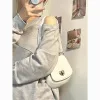 Сумки Haex Fashion Kawaii Bolso mujer pu Сплошные женские сумки для плеч 2022 Новый модный крах