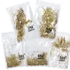 SS3ss8 1440pcs Clear Crystal AB gold 3D Non Fix FlatBack Nail Art s Decorations Shoes And Dancing Decoration 240418
