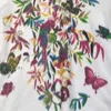 D 2024 Début du début du printemps New Women's Wear Halo Dyed Butterfly Print Top T-shirt