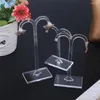 Jewelry Pouches 3pcs Display Rack Sprout Transparent Earring Stand Holder