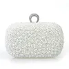 imitacja Perl Ring Bag torba ręcznie zorganizowana koralikami Evening Ladies Fashion Wysokiej jakości sprzęgło 240418