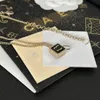 Luxury Gold-Plated Necklace Brand Designer Designs High-Quality Necklaces For Charismatic Women High-Quality Pendants Exquisite Necklace Box