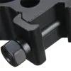 Scopes jagen op triail tri zijde 25,4 mm/30 mm ring wever scope picatinny rail 20 mm railmontage voor geweer laser flashligh