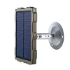 Caméras Chargeur de caméra de chasse Chargeur de panneau solaire 1,5 W puissance externe des panneaux de charge solaire efficaces intégrés Batterie au lithium 1500mA