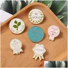 Pins, Brooches Brave Badge Enamel Pins Encourage Quote Button Bag Hat Backpack Brooch Lapel Pin Gifts For Women Girls Plant Lady Drop Dhn2Z