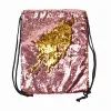 Sacs Femmes Shiny Sequin DrawString Backpack Girl Fashion Fashion Outdoor Student Preppy Style Glittering School Sac Sport Bag Mochil