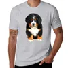 O tanque masculino tampa Bernese Mountain Dog Puppy - super fofo!Camiseta plana de camiseta engraçada camisa branca homens