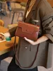 Bruidde groente dames tas modieuze en veelzijdige trendy zomer casual schouder crossbody toplaag cowhide square motorfiets