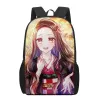 Bags Anime Demon Slayer Kamado Nezuko Print School Bags for Boys Girls Primary Students Backpacks Kids Book Bag Satchel Back Pack