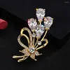 Broches Big Crystal Bouquetbrooches Épingles de mariage bijoux bijouterrie corsage robe manteau accessoires pour petite amie