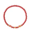 Geomancy Accessoire Natural Cinnabar Women, High Content Emperor Sand For Women's Zodiac Year, Good Luck, Koi Bracelet