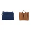 Shoulder Bags 1 Pcs Leather Change Coin Purse & Laptop Bag Fashion Lady Retro Messenger Luxury