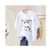 Plus-Größe Kleider Cott Sports Top Womens T-Shirt Hochwertige Luxusmarke Kawaii gedruckt Kurzarm Fi Kleidung 56qr Drop Lieferung Otnky