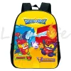 Рюкзаки игра Superthings Schoolbag Дети мини -рюкзак Superzings Superzings серия 10 рюкзаки для детского сада для детского карикатура в мультфильм дошкольные книжные мешки