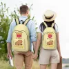 Bags Capybara Be Happy Backpack Cartoon Student School School Children Daypack Travel Bag