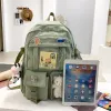 Torby Casual damska szkoła studencka plecak kawaii przezroczystą klasę bag to torby ITA dla dziewcząt w stylu Preppy Rucksack Laptop Book
