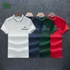 Klasik Polos Marka Erkek Golf Gömlek, Yaz Retro Nakış, Konforlu ve Nefes Alabilir Hızlı Kurutma Kısa Kollu Üst, Örme Gömlek, Erkek Tişört
