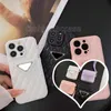 Fashion Designer telefoonhoesjes iPhone 16 15 14 12 13 11 Pro Max 14 plus hoogwaardige iPhone -hoesbrief Gedrukte oortelefoon Pro 1 2 3 Hook Bags