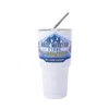 Bottiglie d'acqua Capacità Coppa di ghiaccio Acciaio inossidabile isolato con paglia per bevande Tumbler Office