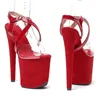 Dance Shoes Fashion 20CM/8inches PVC Upper Plating Platform Sexy High Heels Sandals Pole 226