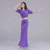 Stage Wear Belly Dance Top Skirt Set Women Sexy Long Abito Carnaval Scroves Outfit da festa in costume più dimensioni