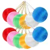 Decoratieve bloemen 30 PCS Kerst Sneeuwbol Pendant Sneeuwbaldecoratie Globes Foam Silk Silk Outdoor Decorations