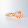 Healthy_Cigarette Y293 Luminous Glass Pipes About 4.72 Inches Handcrafted Beautiful Tobacco Spoon Dab Rig Smoking Pipe Eye Style Glowing In The Dark Hand Pipes