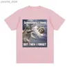 Women's T-Shirt Plus Size Funny Raccoon Opossum Graphic T Shirts Womens Fashion Short Slve T-Shirt Unisex Casual Oversized Tshirt Strtwear Y240420