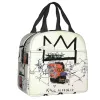 Rods König Alphonso Lunchbox für Frauen wasserdichte Basquiats Graffiti Thermalkühler Lebensmittel isolierte Lunchbeutel Schul Kinder Schüler Schüler