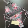 Triangel bikini de dise o baddräkt designers bikini badkläder bikini sexiga kvinnor baddräkt bikini set strand slitage simning för kvinnor två stycken baddräkt set