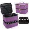 Storage Bags Double Layer Bag For Nails Polish Gel Multifunctional Organiser Outdoor Traveling