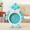 Corloges de table Creative Couple Robot Alarm de temps Cartoon Personnalisé Bureau