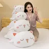 Kawaii Katze Plüschpuppen Paar Pfirsich Katze Plushie Weichgefüllte Tiere Kissen Deco Cartoon Kinder Mädchen Geburtstagsspielzeug Geschenke