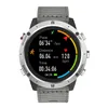 Sunroad G5 2023 Relojes Inteligentes GPS Sport Fast Charging Smart Watch med Silicon Strap IP67 Vattentät smartur för män Silver Dial Dial