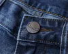 Nieuwe heren zomer jeans denim shorts voor man tranen blauwe zwarte shorts heren zip rijbakjes metalen knop magere slank fragmentarisch water gewassen shorts broek a1