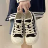 Piattaforma di scarpe casual vulcanizzare donne sport sneaker primavera estate harajuku tennis femminile piatti kawaii skateboard nero