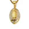 Cup Temu Jersey World Number Gold plated Pendant Necklace