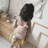 Torby plecak dla dzieci mini mini prosta pluszowa torba królicza Koreańska pluszowa niedźwiedź wisiorek na ramię