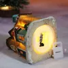 Decorations Micro Landscape Christmas LED House Resin Xmas Scene Houses Light Ornament New Year Table Decoration Santa Gifts Th0203 s