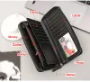 Wallets Man Wallet Soft PU Leather Zipper Purses Men Moneybags Handbags Wristlet Billfold Wallets Bags Coin Purse Pocket Card Holder